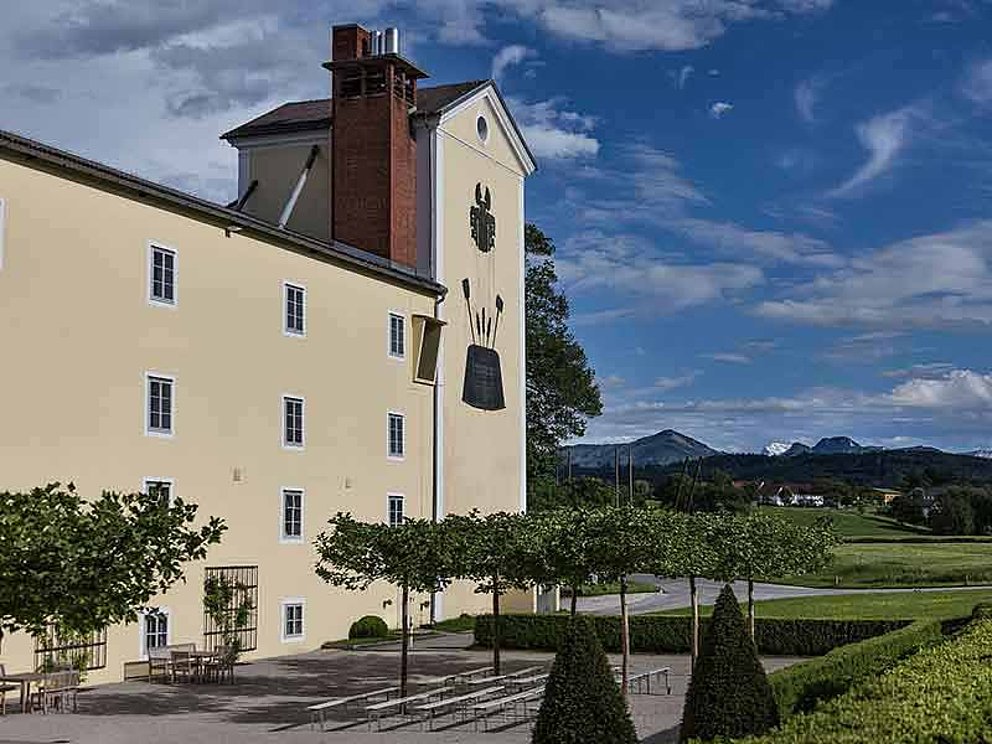 Gebäudeteil der Brauerei Schloss Eggenberg