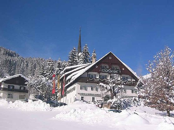 Gasthof Kirchenwirt in Gosau im Winter
