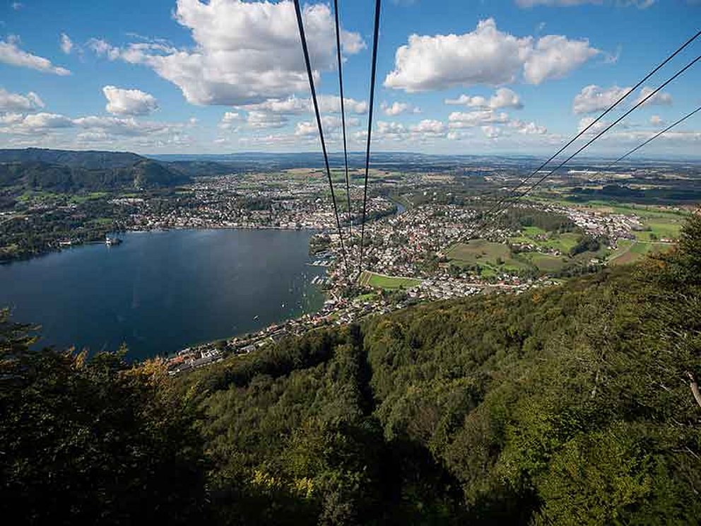 am Grünberg mit Blick ins Salzkammergut