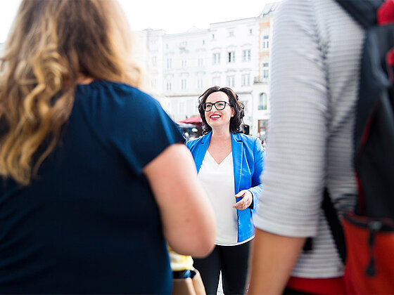 Sonja Kimeswenger, ein Austria Guide in Linz