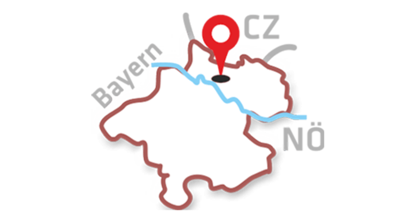 Standortkarte der Gruppentour - Oberes Donautal