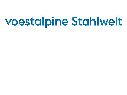 Schriftzug der voestalpine Stahlwelt