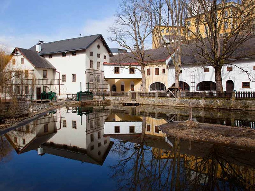 Die Ölmühle in Haslach liegt am Ufer der Steinernen Mühl