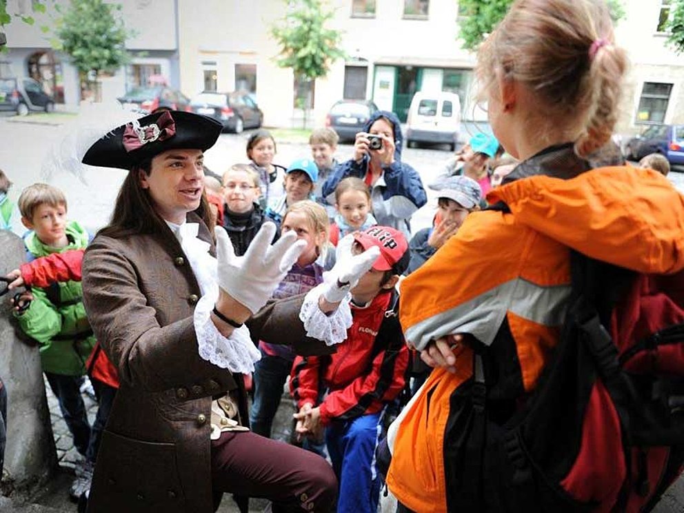 Stadtführung Linz mit verkleidetem Guide
