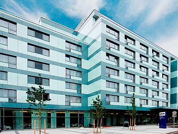 Fassade vom Hotel Park Inn by Radisson, Linz