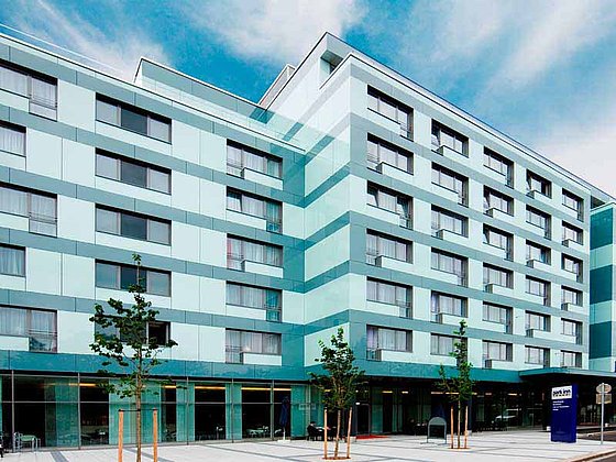 Fassade vom Hotel Park Inn by Radisson, Linz