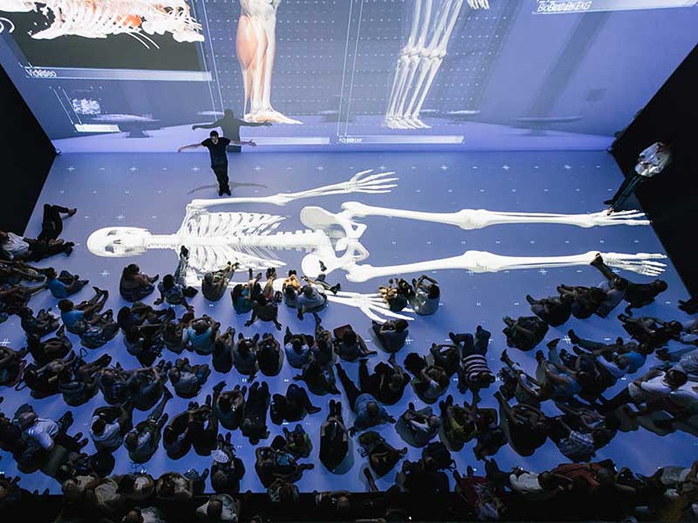 Führung im Ars Electronica Center in Linz - Menschlicher Körper