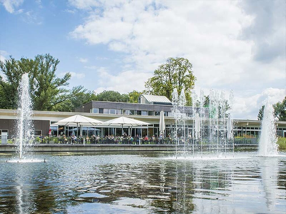 Außenansicht Restaurant der GARTEN TULLN