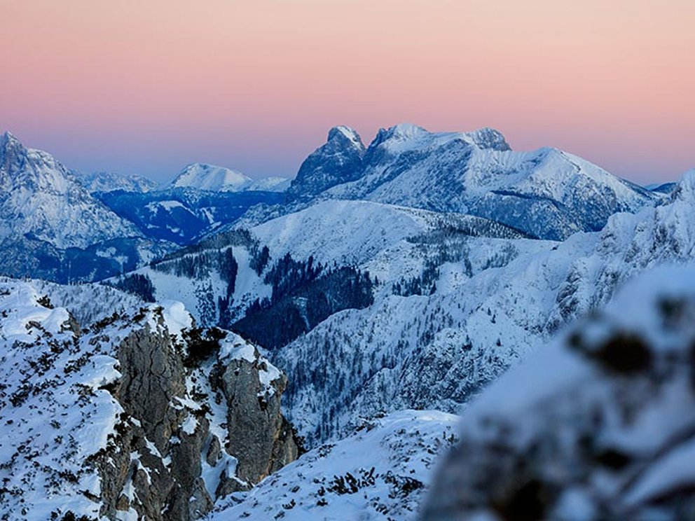 Hinterstoder Bergpanorama 