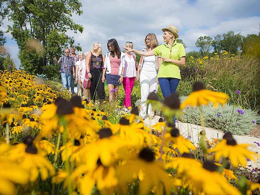 Gruppenführung durch den Garten Tullns