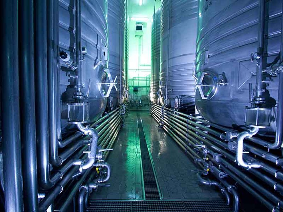 Produktionsstätte in der Brauerei Baumgartner in Schärding